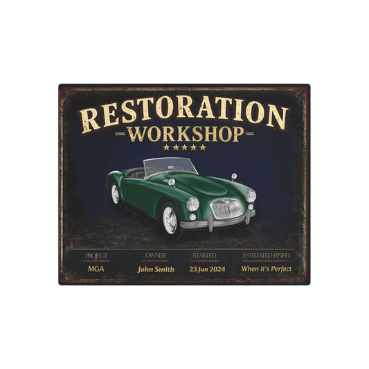 Garage Wall Art - MGA - Green