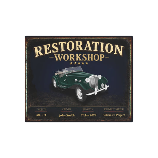 Garage Wall Art - MGTD - Green