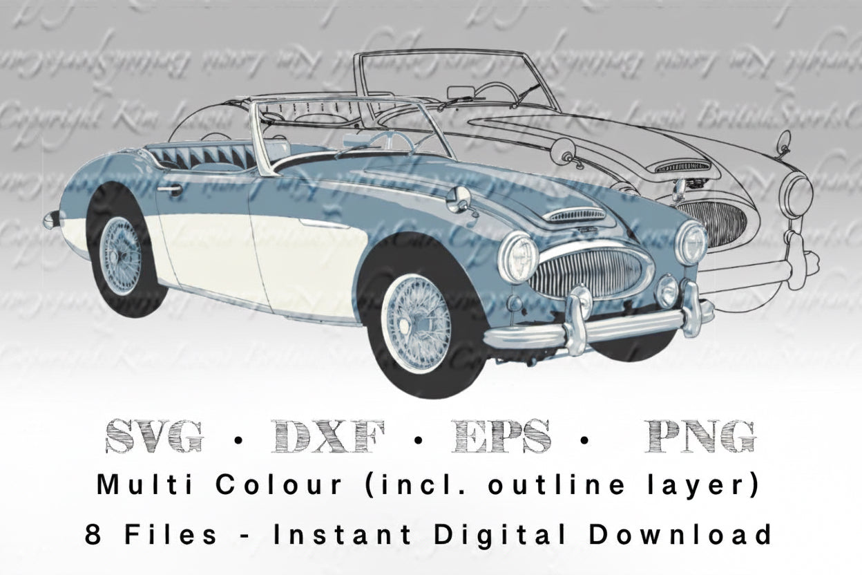 Austin Healey SVGs