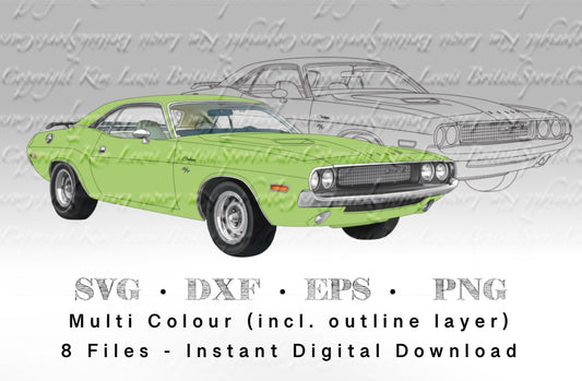 Dodge Challenger SVGs