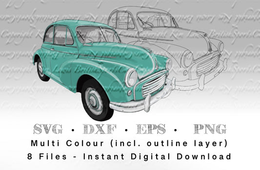 Morris Minor SVGs