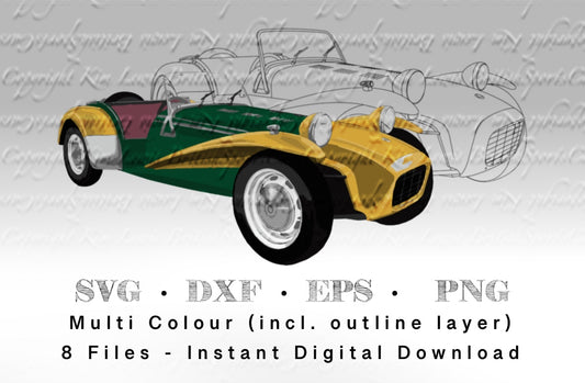 Lotus 7 SVGs
