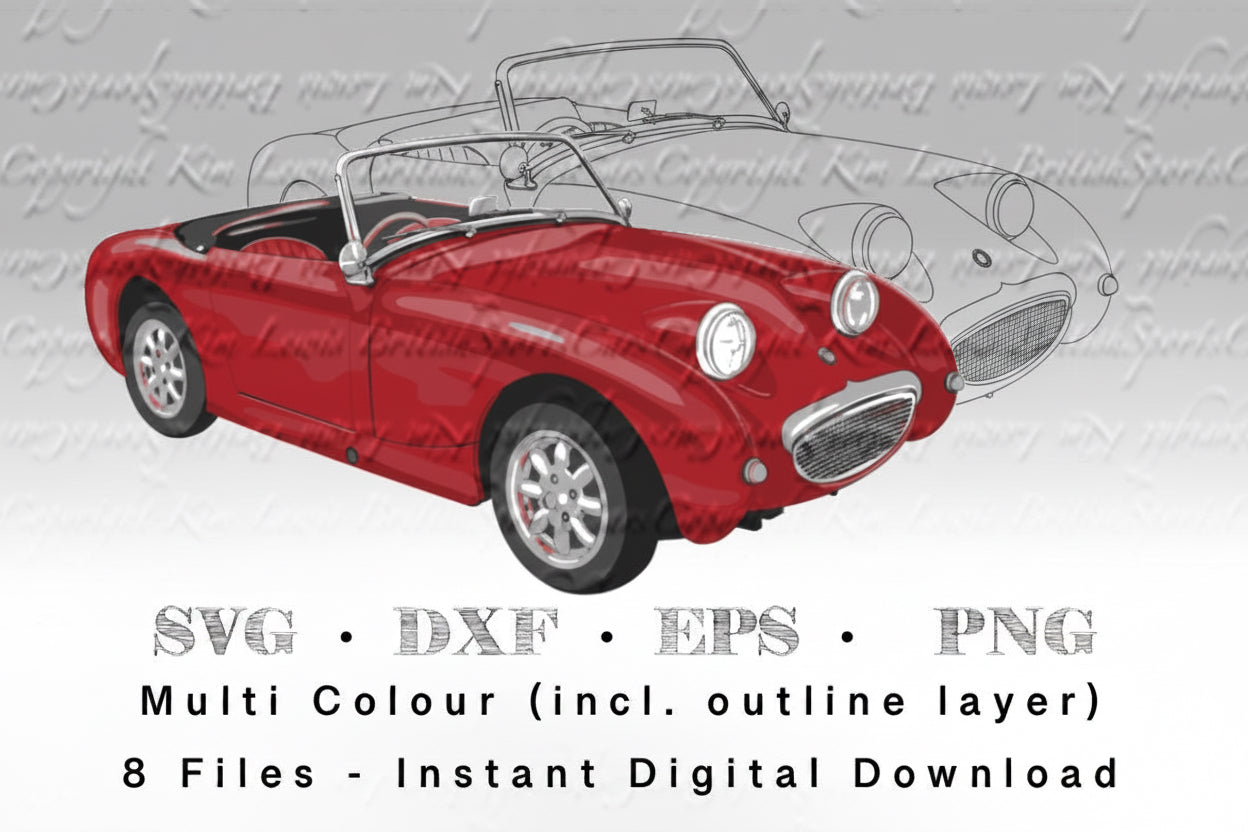 Austin Healey SVGs