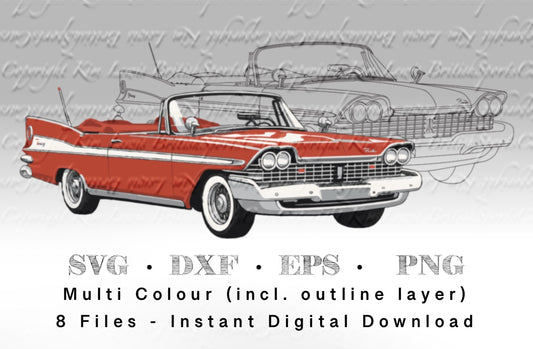 Plymouth Fury SVGs