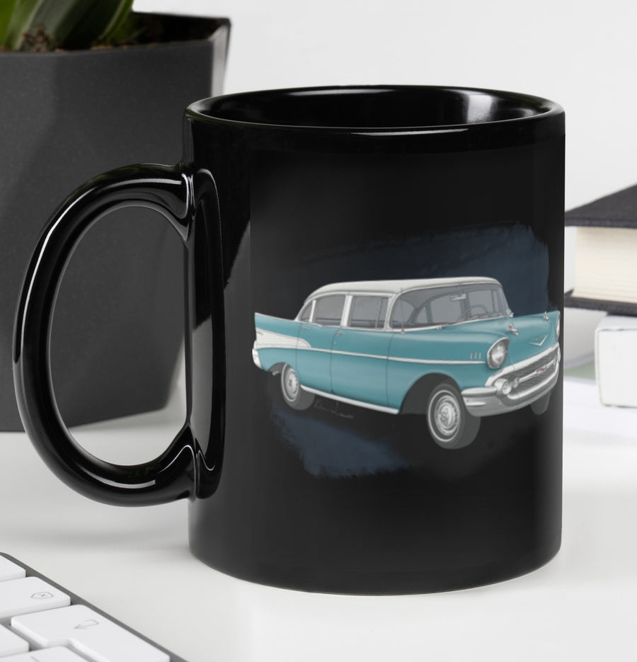 American classic car mug
